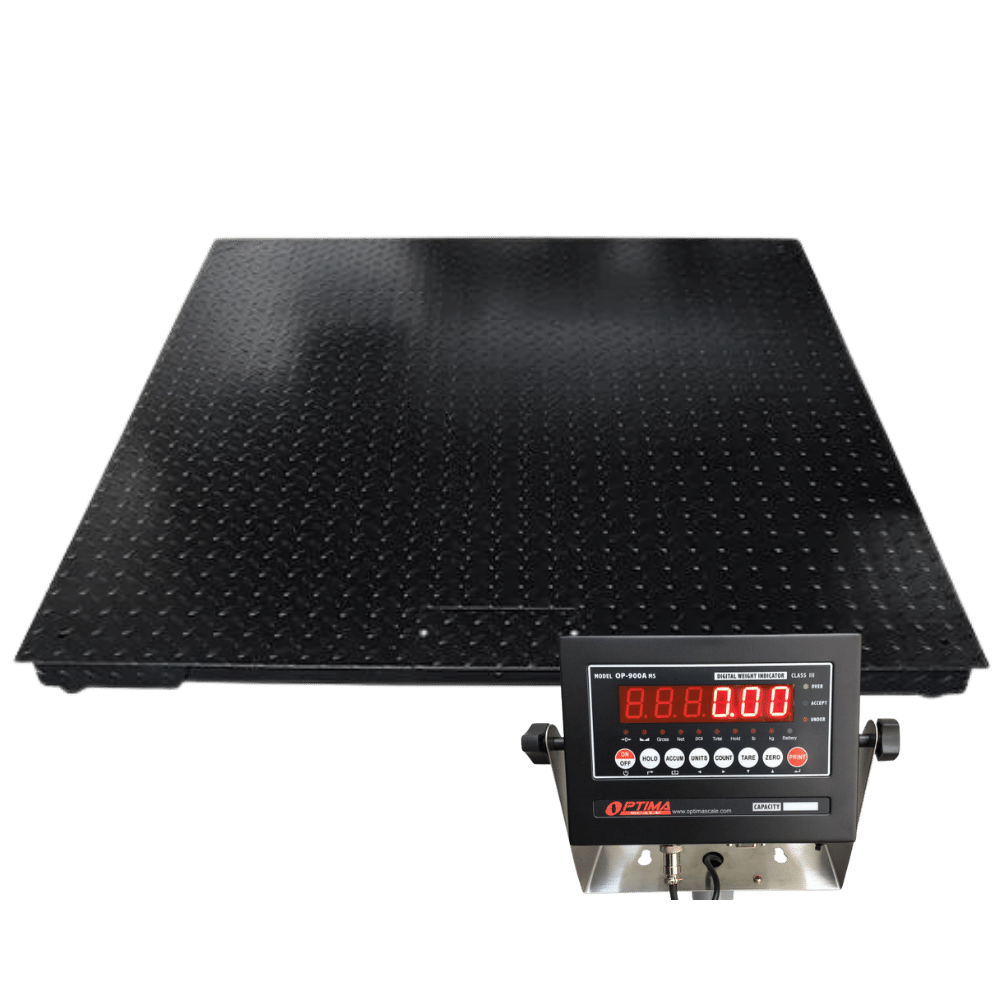TUFNER TM-106060 | FLOOR SCALE 5' X 5' | 10,000 LBS. X 2 LB | NTEP CLA ...
