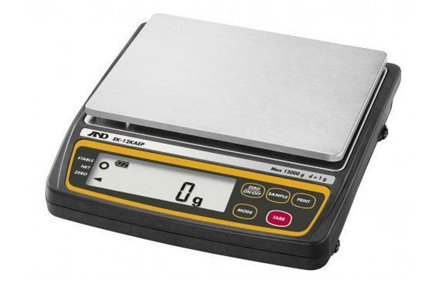 A&D WEIGHING EK-12KAEP | INTRINSICALLY SAFE COMPACT BALANCE | 12,000 G X 1 G