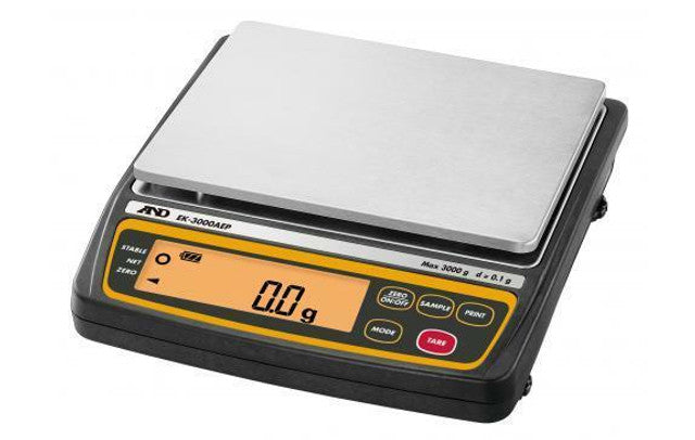 A&D WEIGHING EK-3000AEP | INTRINSICALLY SAFE COMPACT BALANCE | 3000 G X 0.1 G