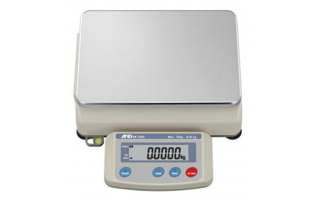 A&D WEIGHING EK-30KL EVEREST | DUAL RANGE PRECISION BENCH SCALE | 3/30 KG X 0.1/1 G