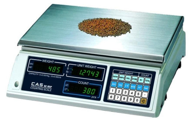 CAS SC05P COUNTING SCALE | 10 LB X 0.002 LB