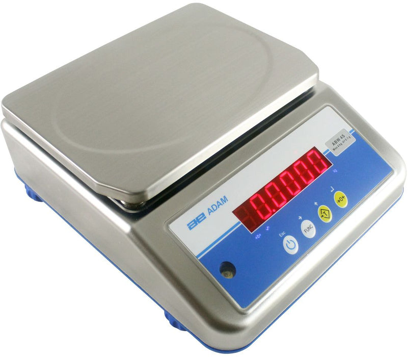 Adam Equipment ABW 8S Aqua Stainless Steel Washdown Bench Scale | 18LB x 0.001